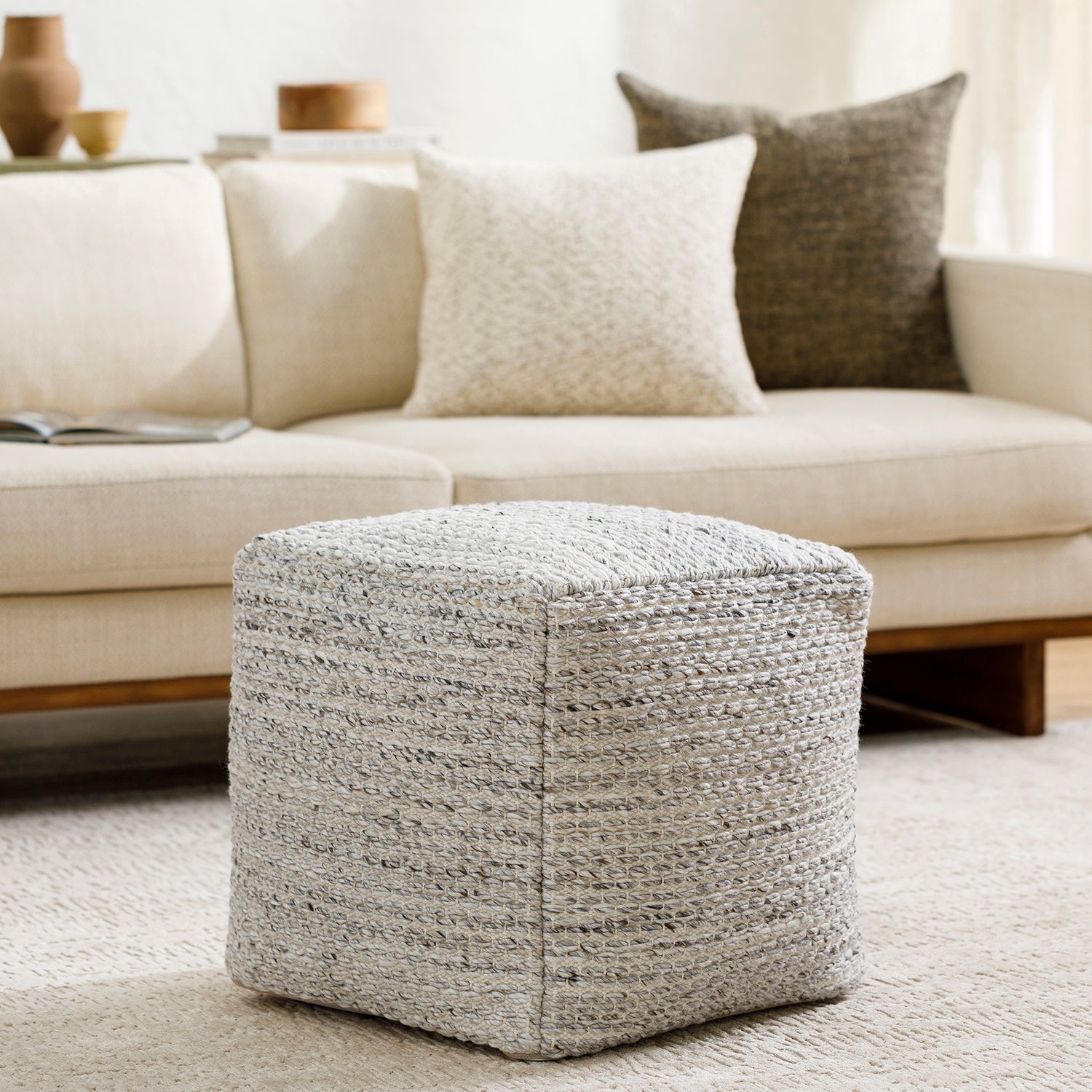Averill Indoor/Outdoor Pouf