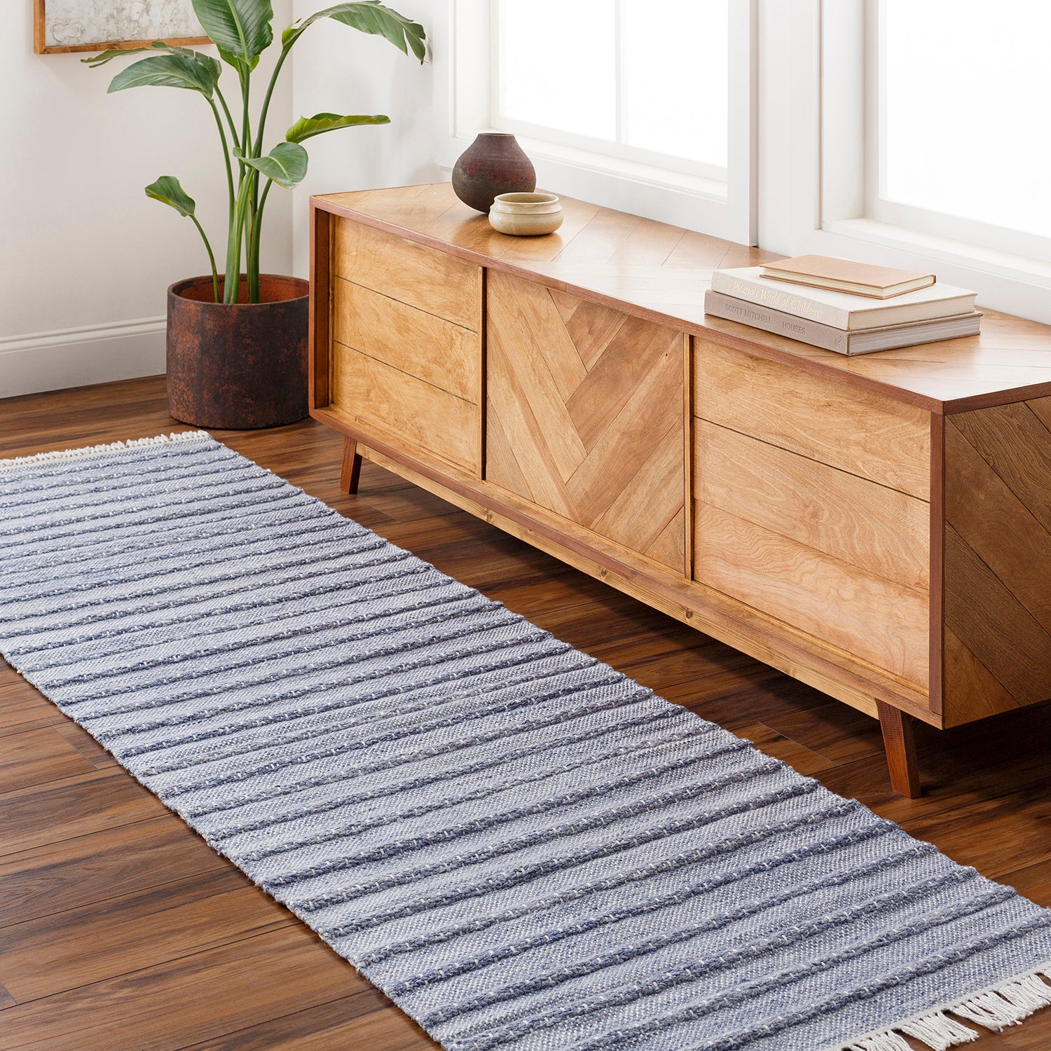 Surya Azalea Fringed Hand Woven Rug