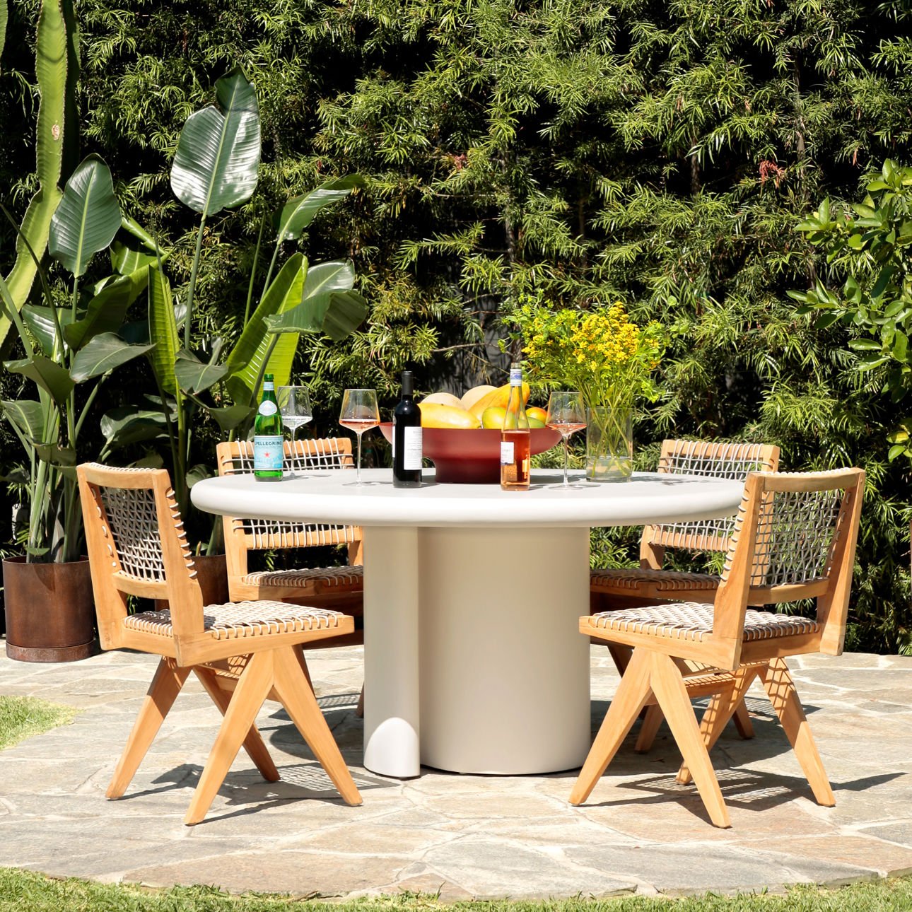 Margit Outdoor Dining Chair Set of 2