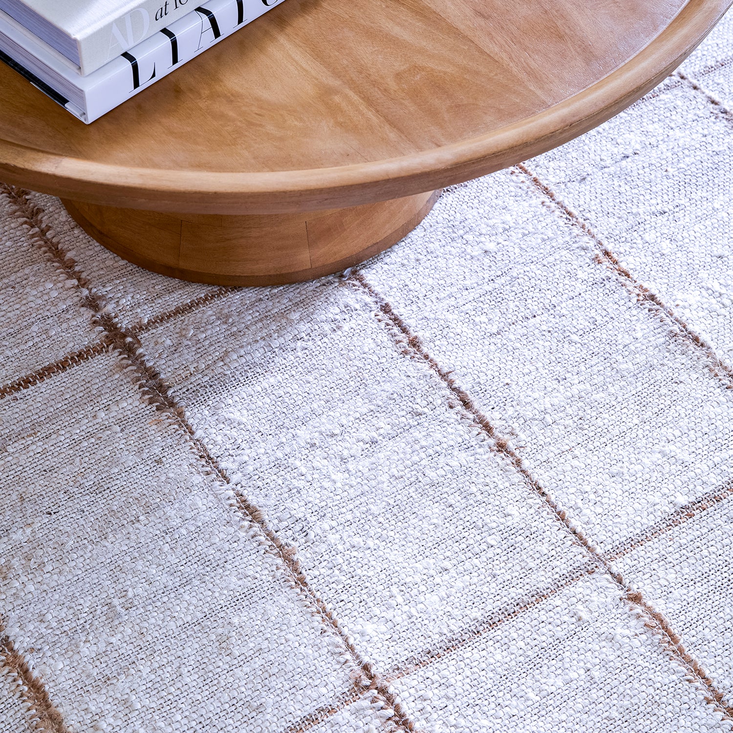 Becki Owens x Livabliss Kamey Hatch Jute Hand Woven Rug