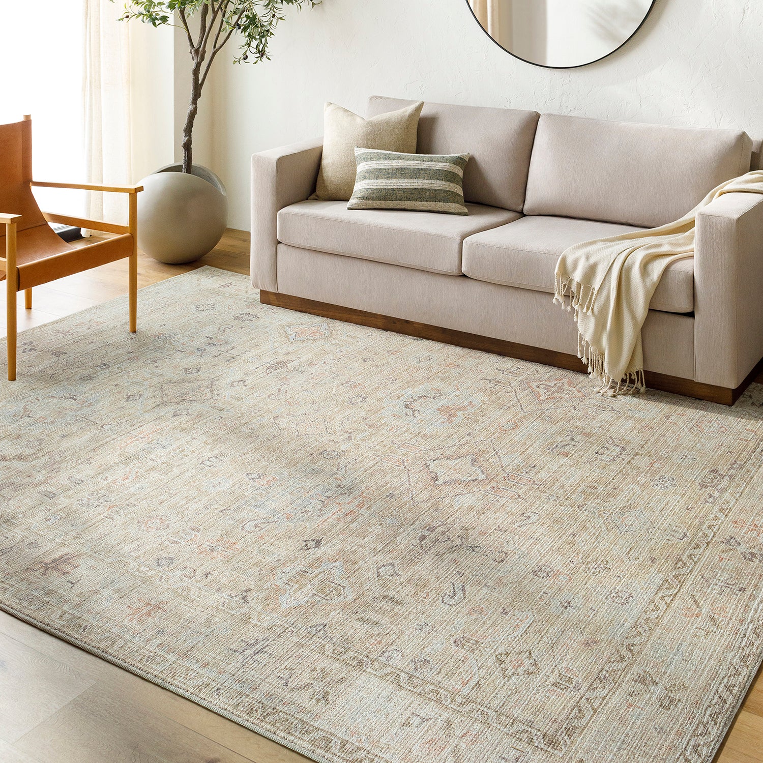 Becki Owens x Livabliss Marlene Faint Machine Woven Rug