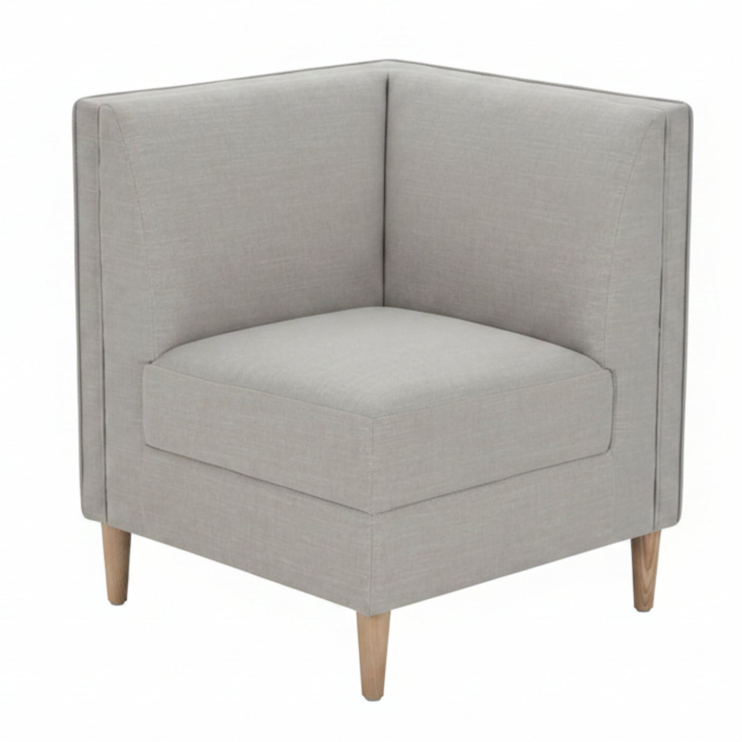 Stinson Light Gray Upholstered Dining Chair
