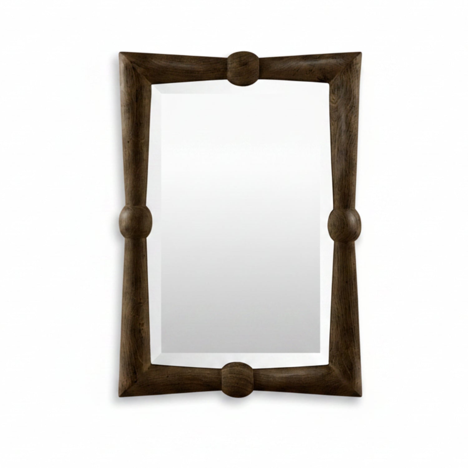 Branka Brown Mango Wood Accent Mirror