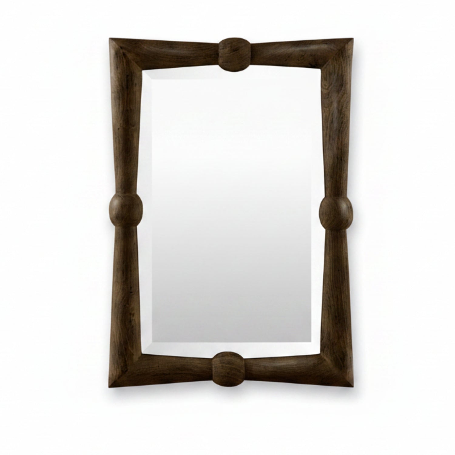 Branka Brown Mango Wood Accent Mirror