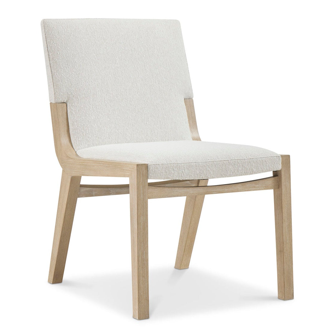 Bernhardt Asana Side Chair in Tan, front view