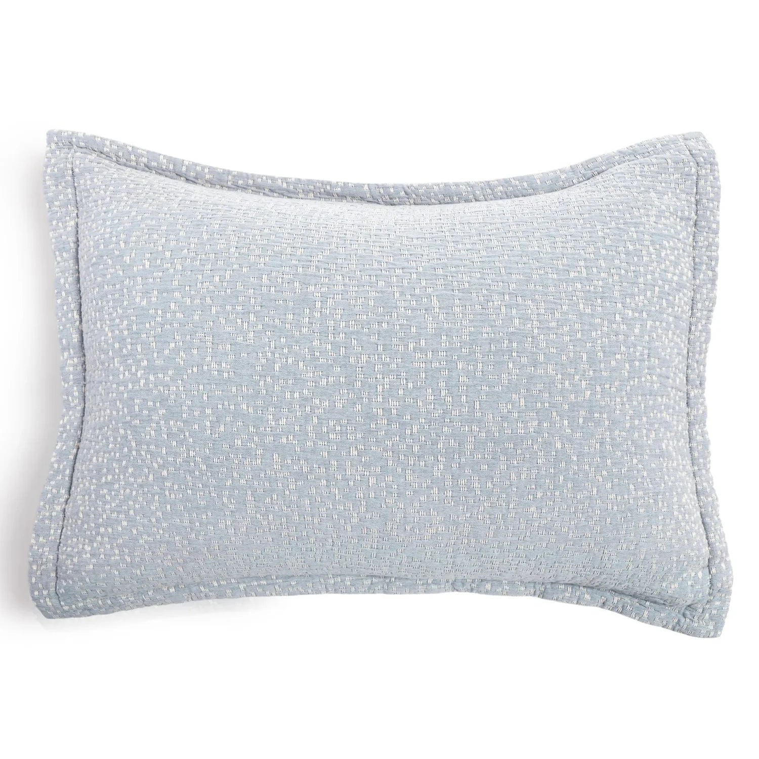 Pom Pom at Home Malibu Pillow Sham 100% cotton sham with speckled woven texture