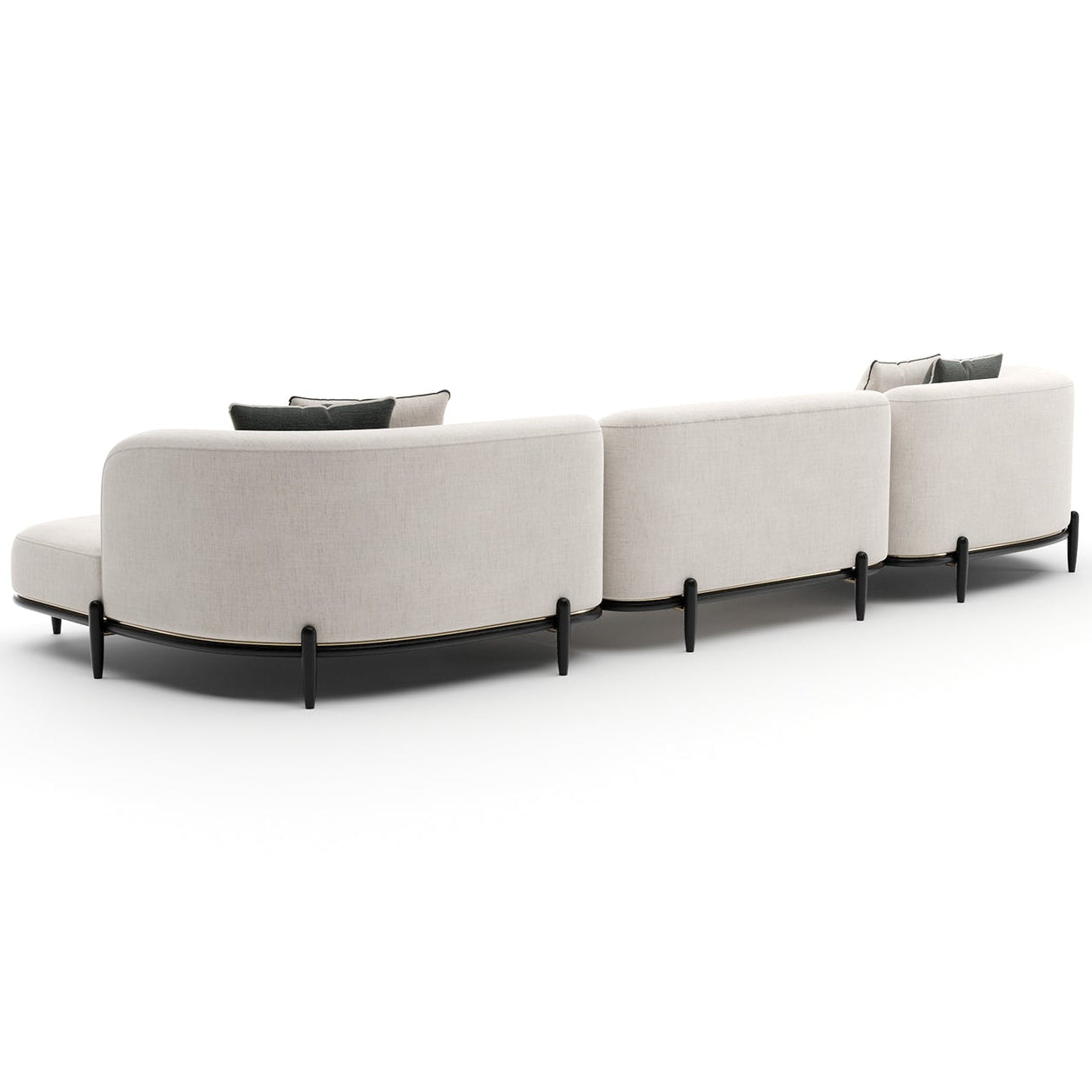 Caracole Madera Large LF Chaise Sectional Sofa