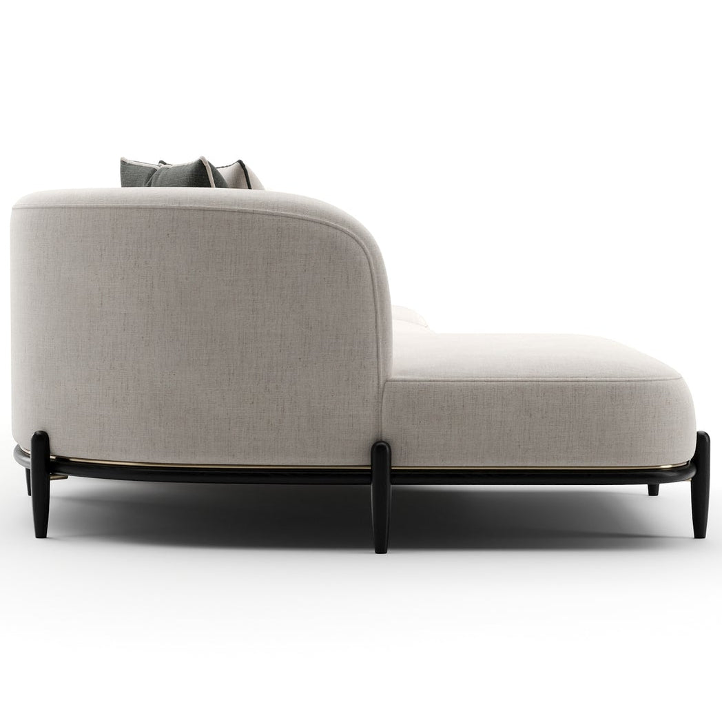 Caracole Madera Large RT Chaise Sectional Sofa