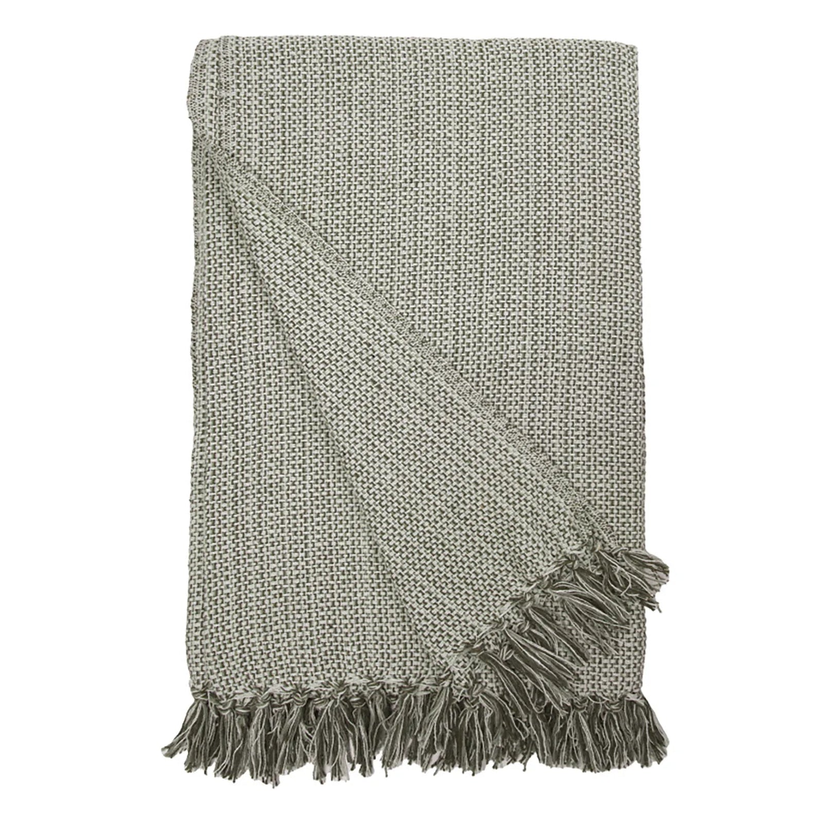 Pom Pom at Home Julian Oversized Throw Blanket tonal handwoven throw for bed or sofa