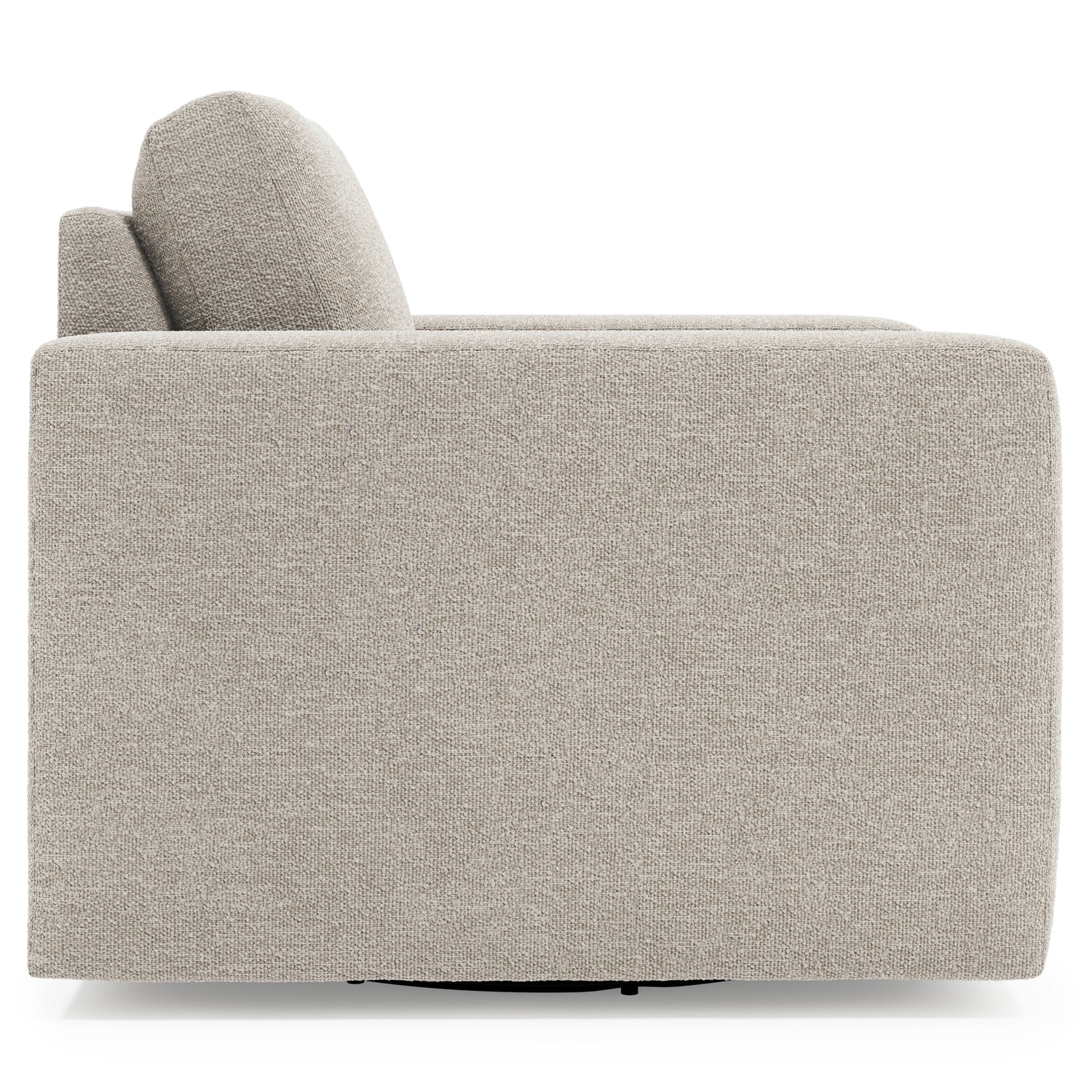 Bernhardt Living Drew Fabric Swivel Chair