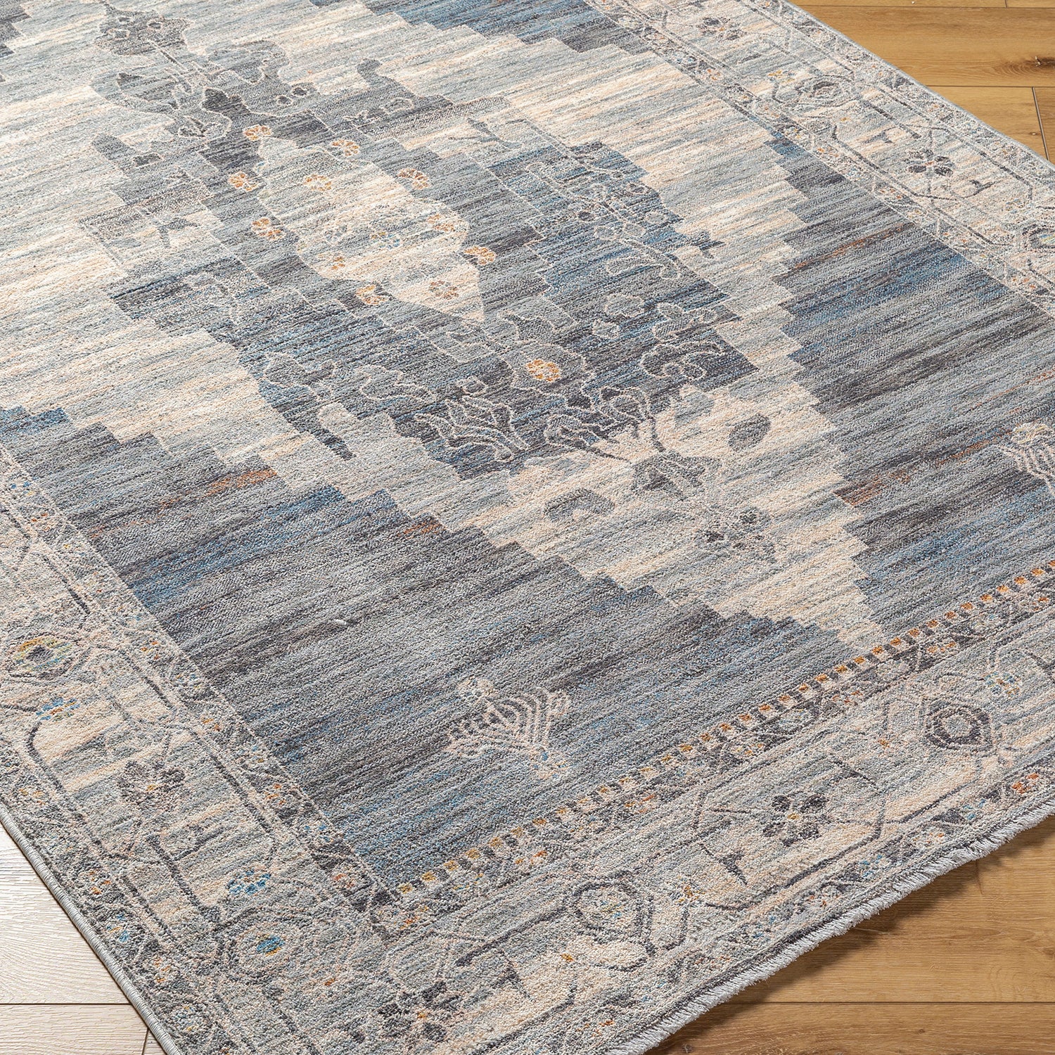 Surya Chicago Charcoal Machine Woven Rug