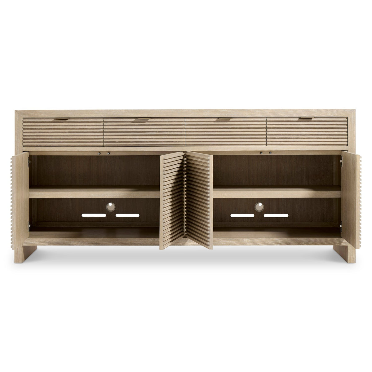 Bernhardt Asana Buffet in Tan, detail view