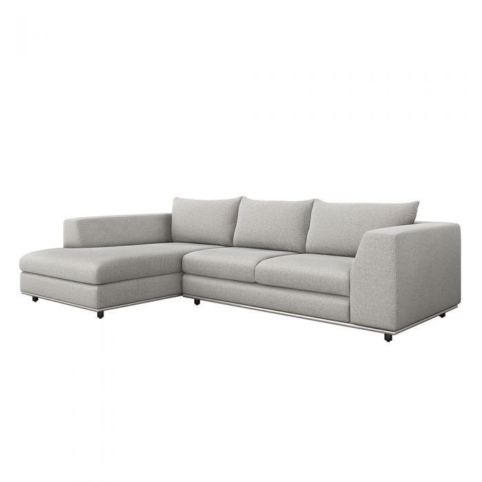 Interlude Home Comodo Left Chaise Sectional Sofa