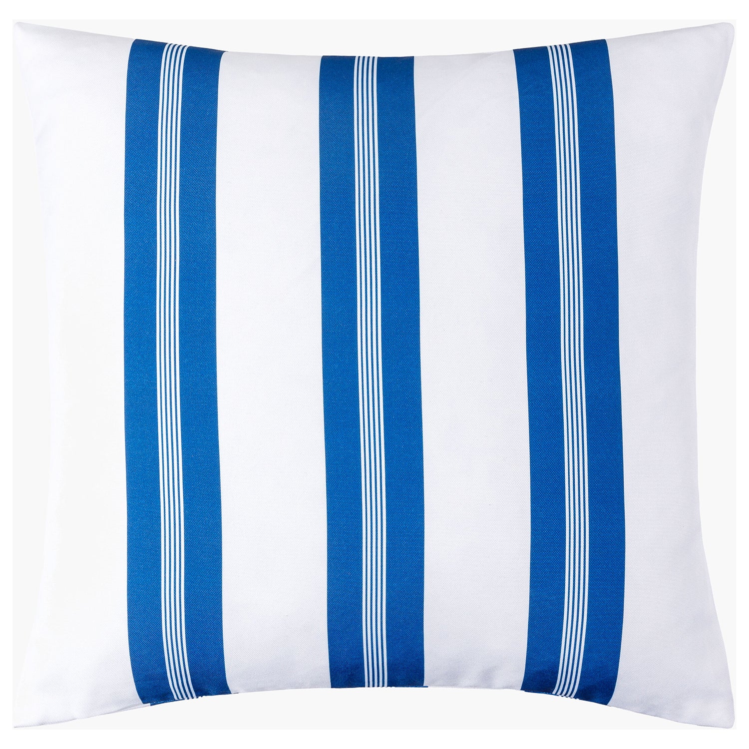 Classic Stripe Blue Throw Pillow