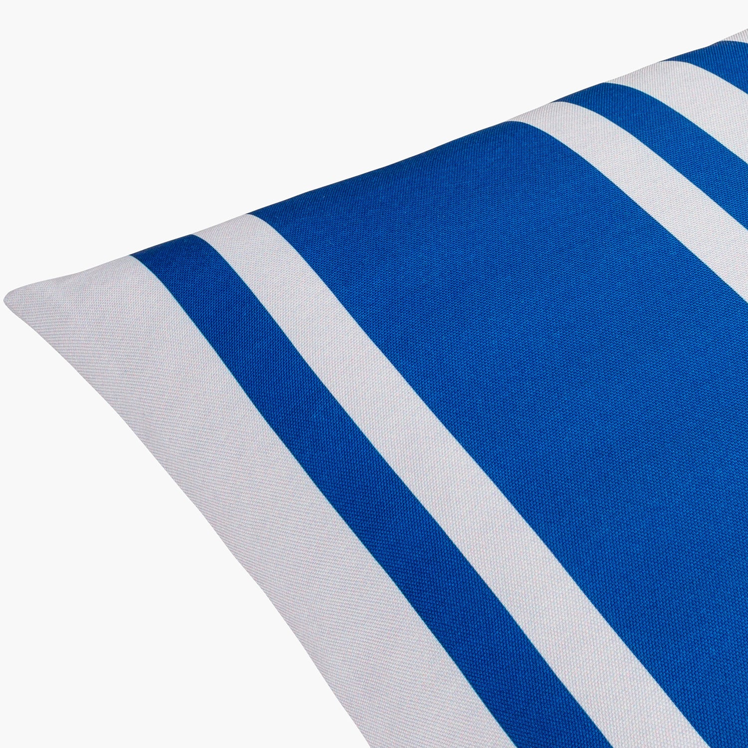 Classic Bold Stripe Blue Throw Pillow