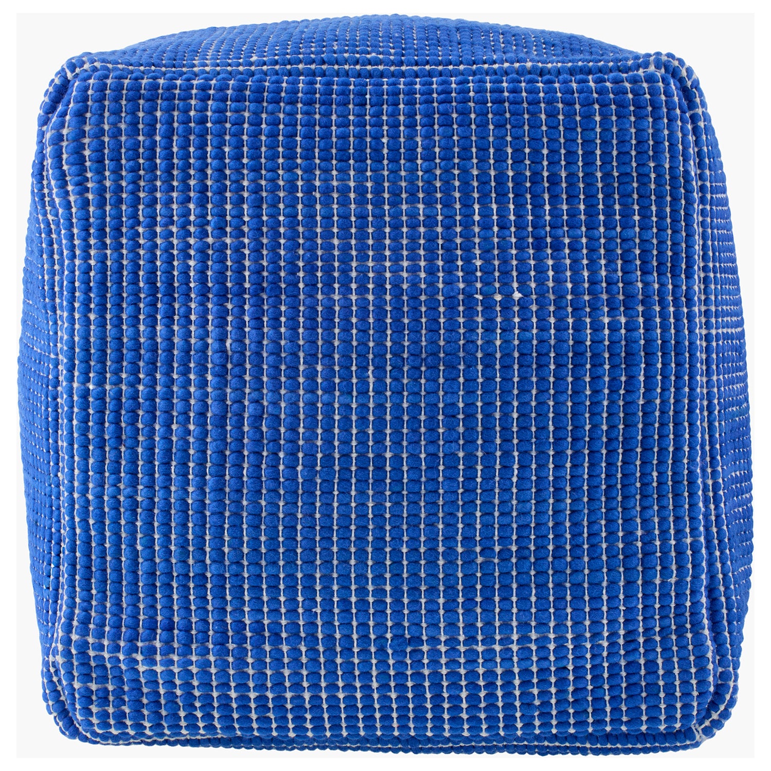 Chunky Grid Pouf