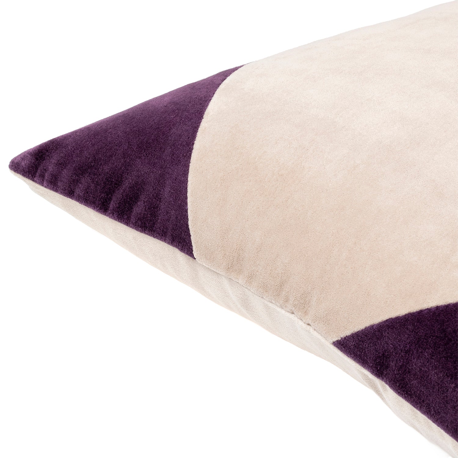Cotton Velvet Drop Throw Pillow