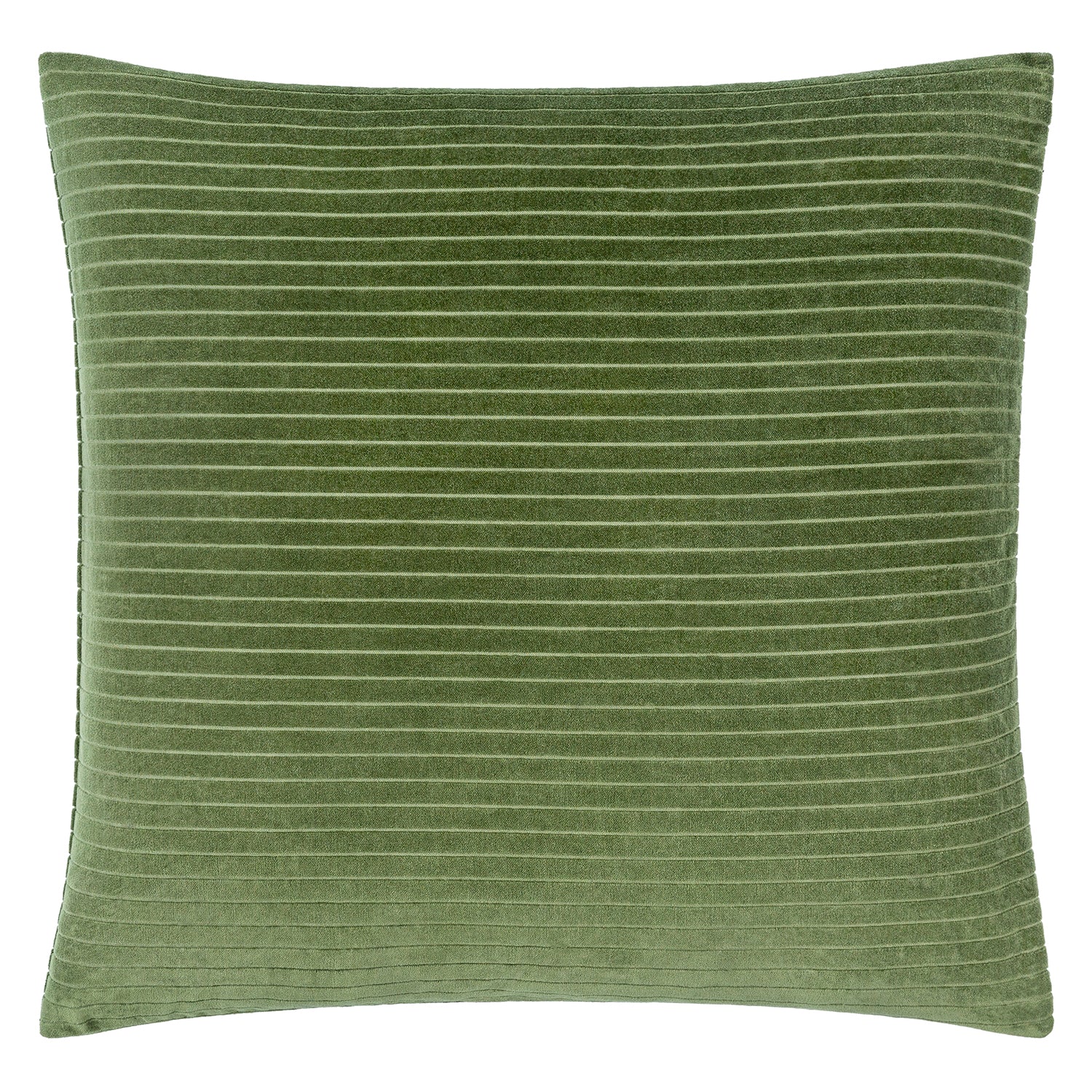 Cotton Velvet Stripe Throw Pillow