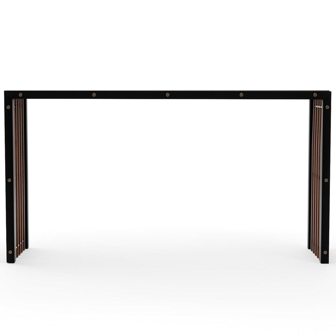 Caracole Pinstripe Dark Console Table