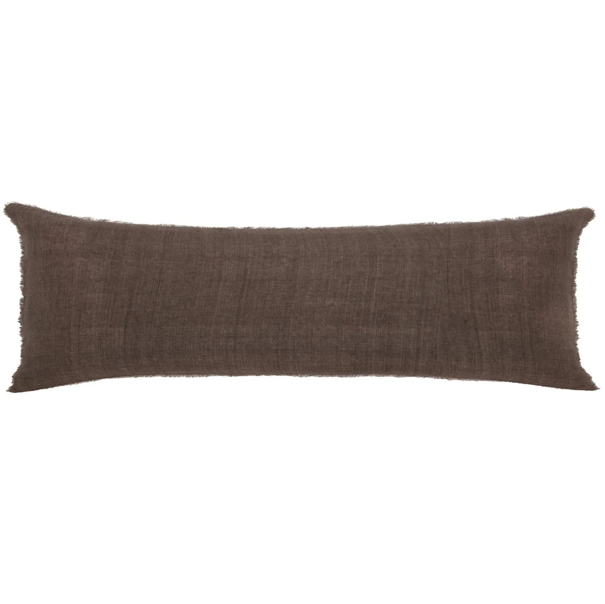 Pom Pom at Home Hunter Body Pillow 60 x 18 hand-loomed linen body pillow
