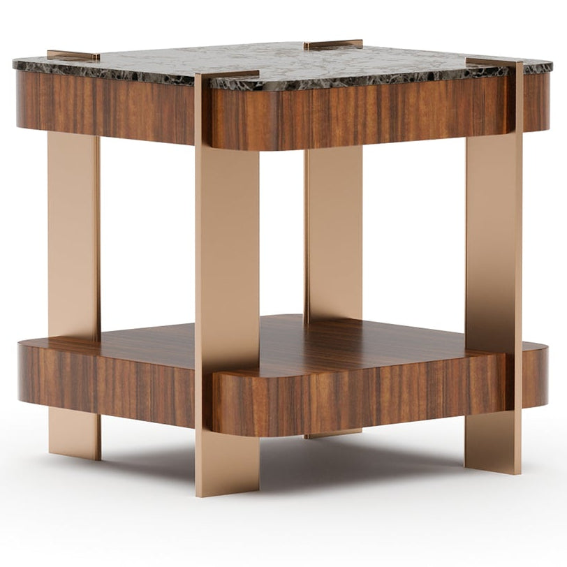 Caracole Altura Stone Side Table