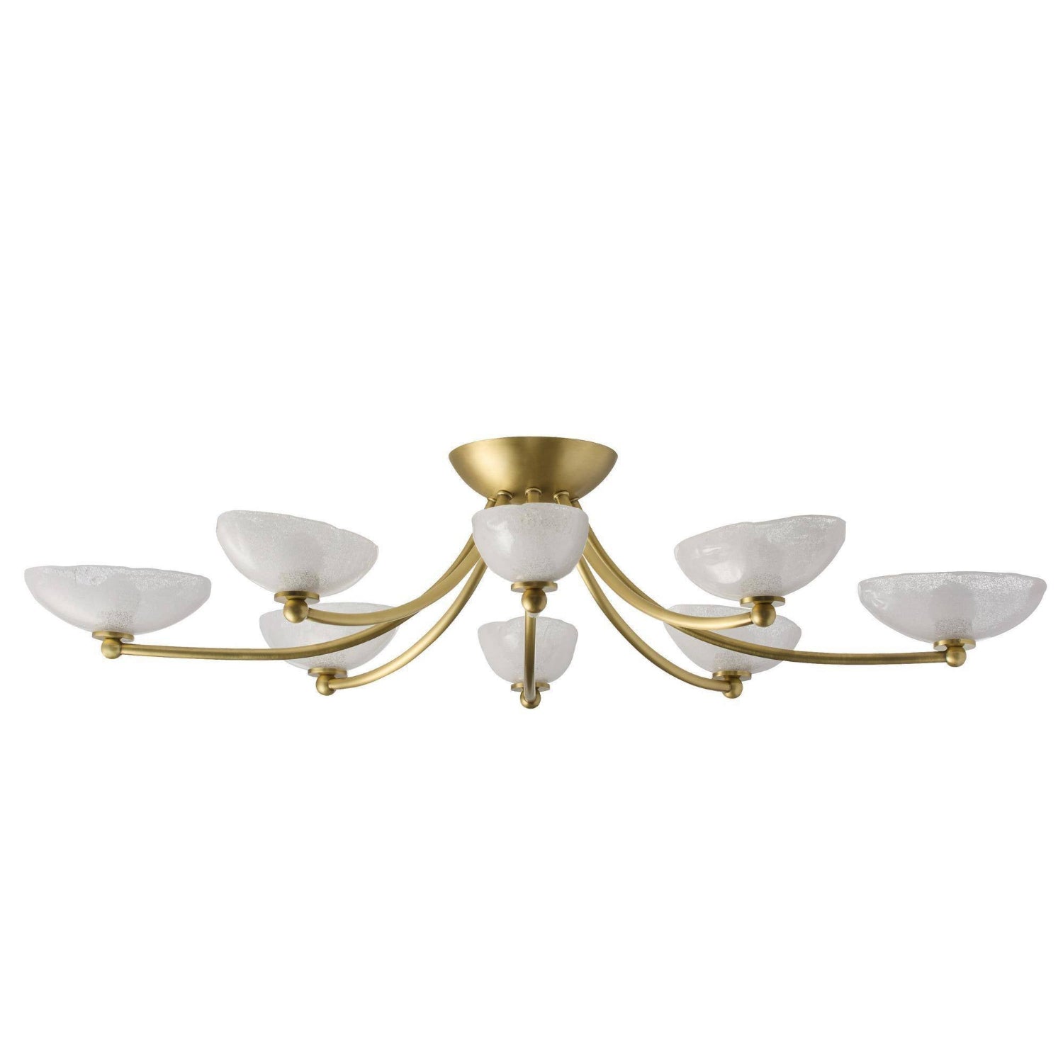 Arteriors Zamora Antique Brass Flush Mount