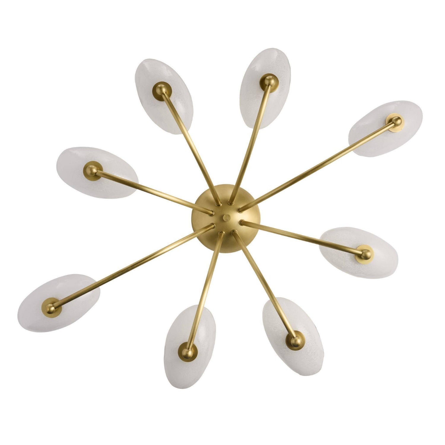 Arteriors Zamora Antique Brass Flush Mount