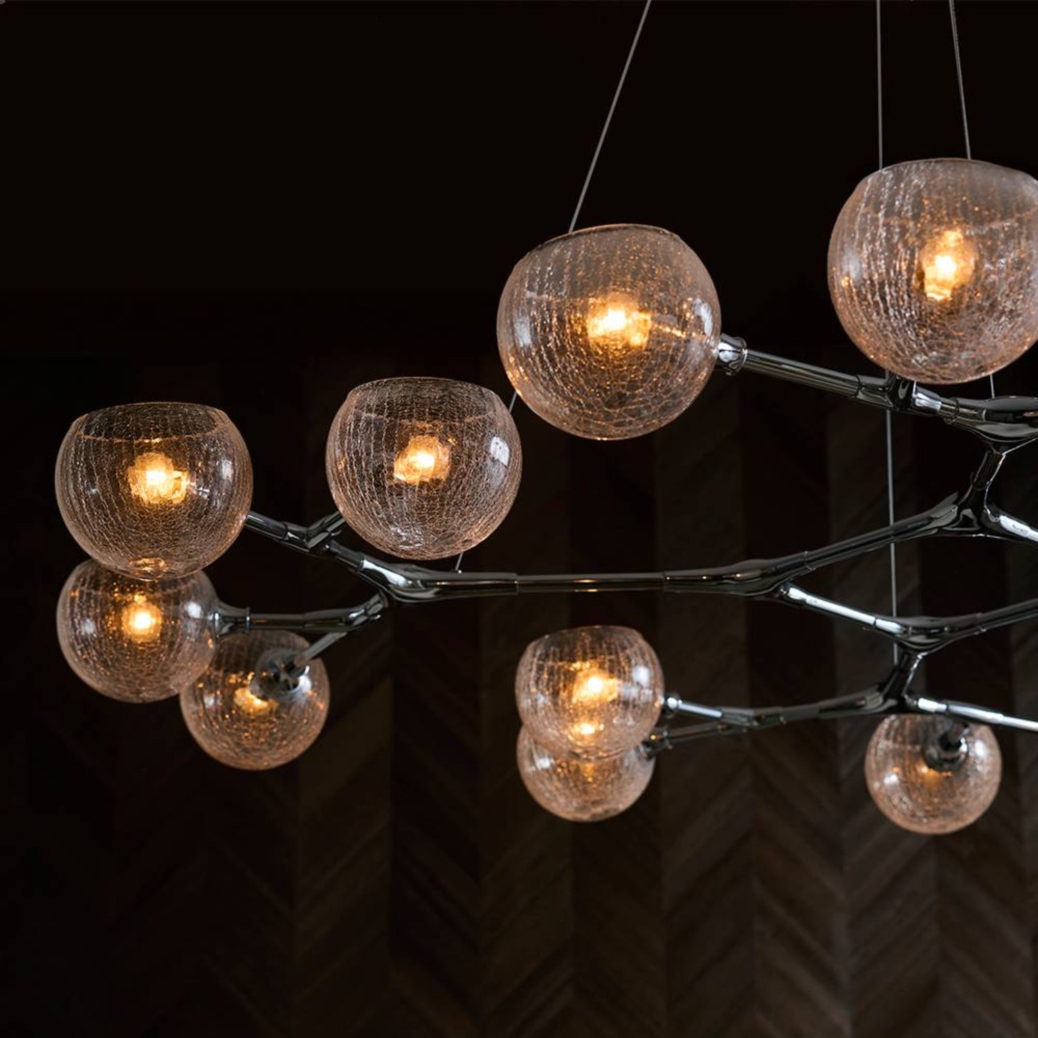 Arteriors Mahowald Chrome Fixed Chandelier