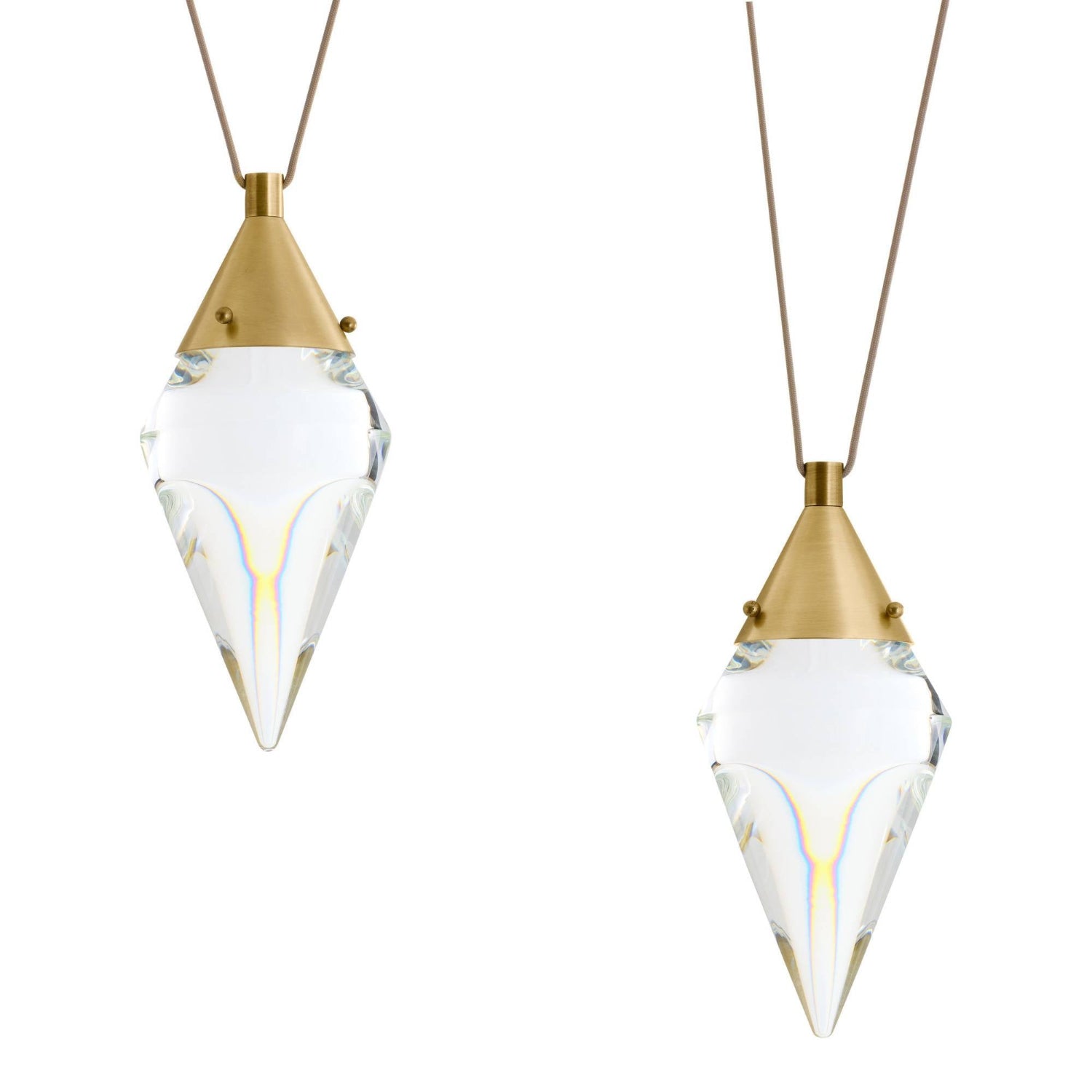 Arteriors Berkley Brass Multi-Drop Chandelier