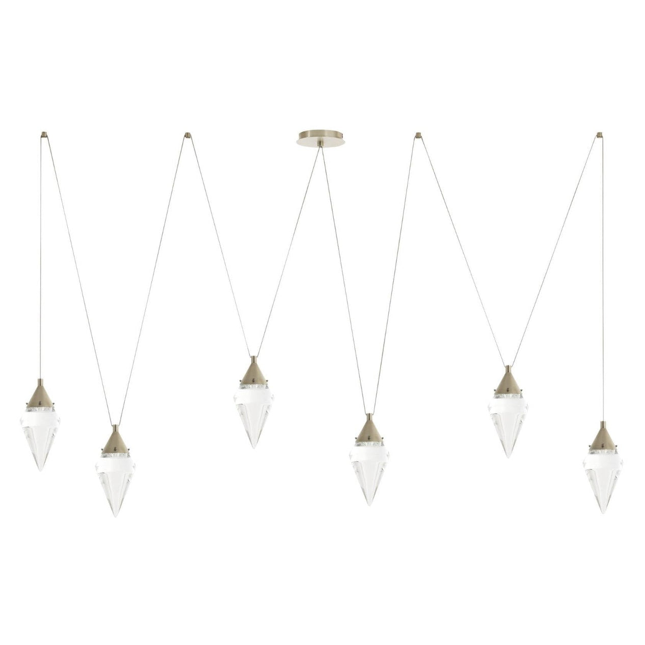 Arteriors Berkley Silver Multi-Drop Chandelier