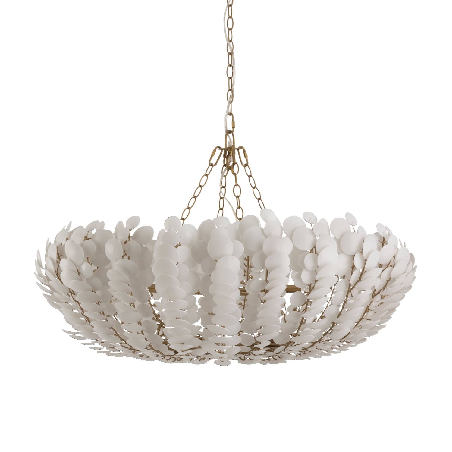 Arteriors Bilal Ivory Round Chandelier