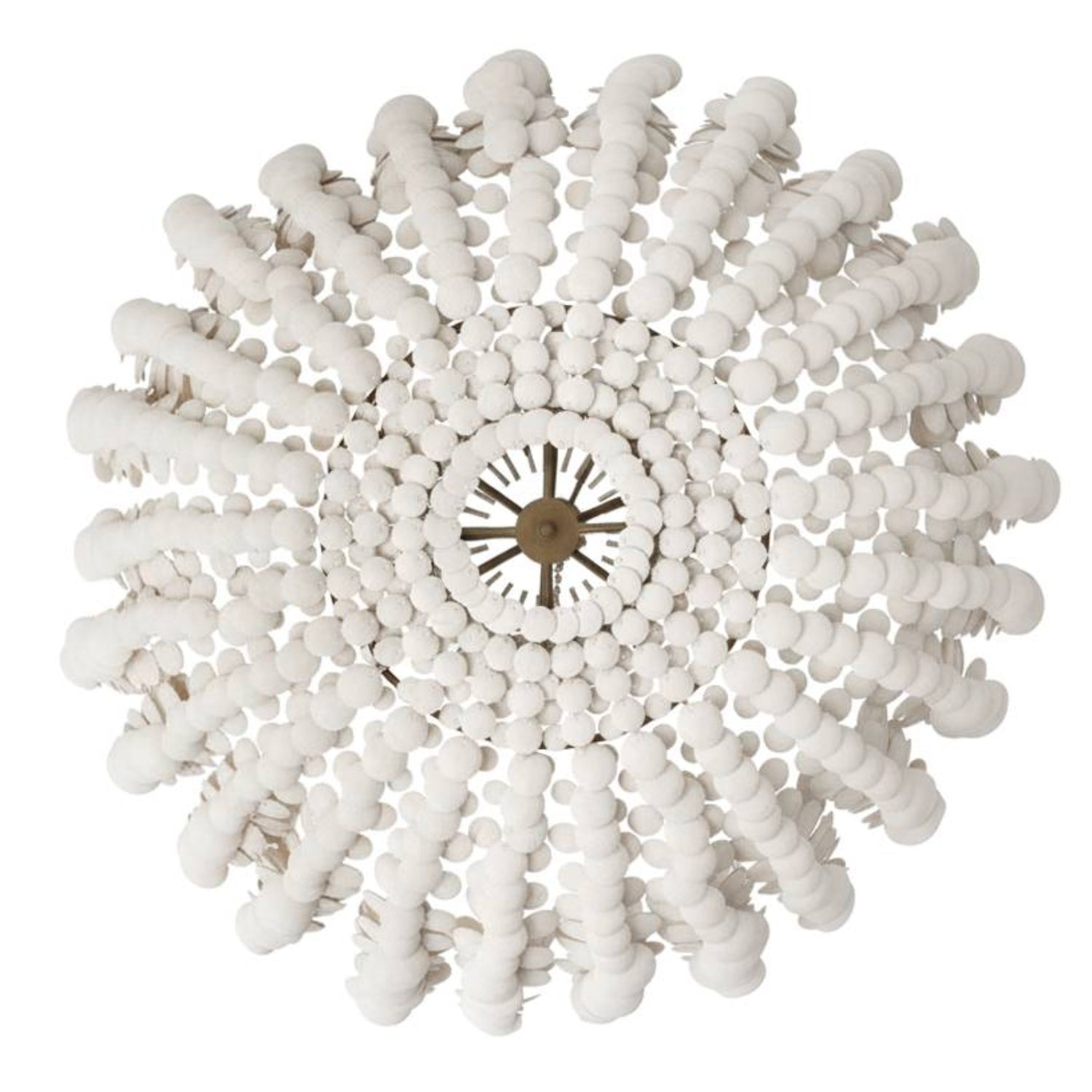 Arteriors Bilal Ivory Round Chandelier