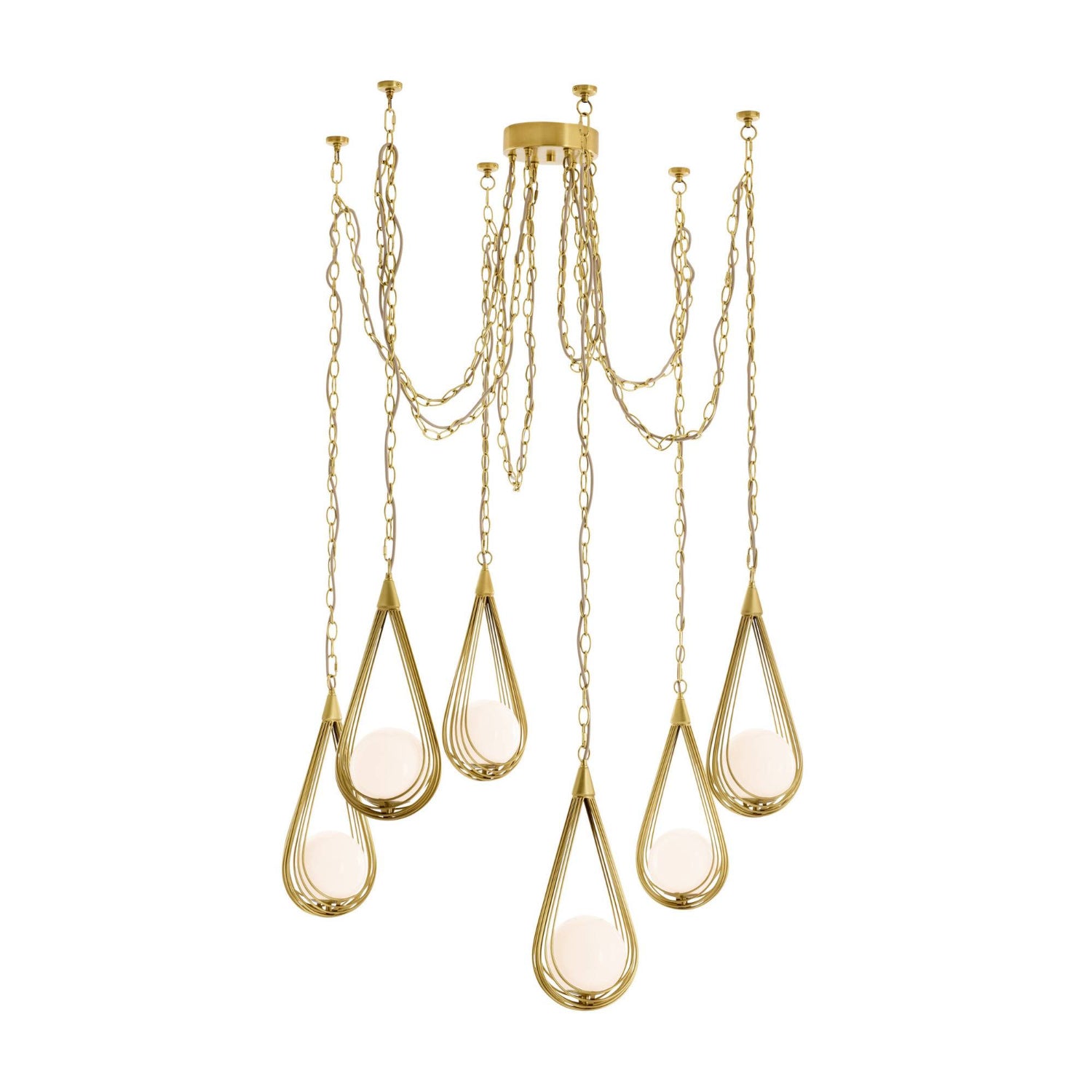 Arteriors Ova Multi-Drop Chandelier