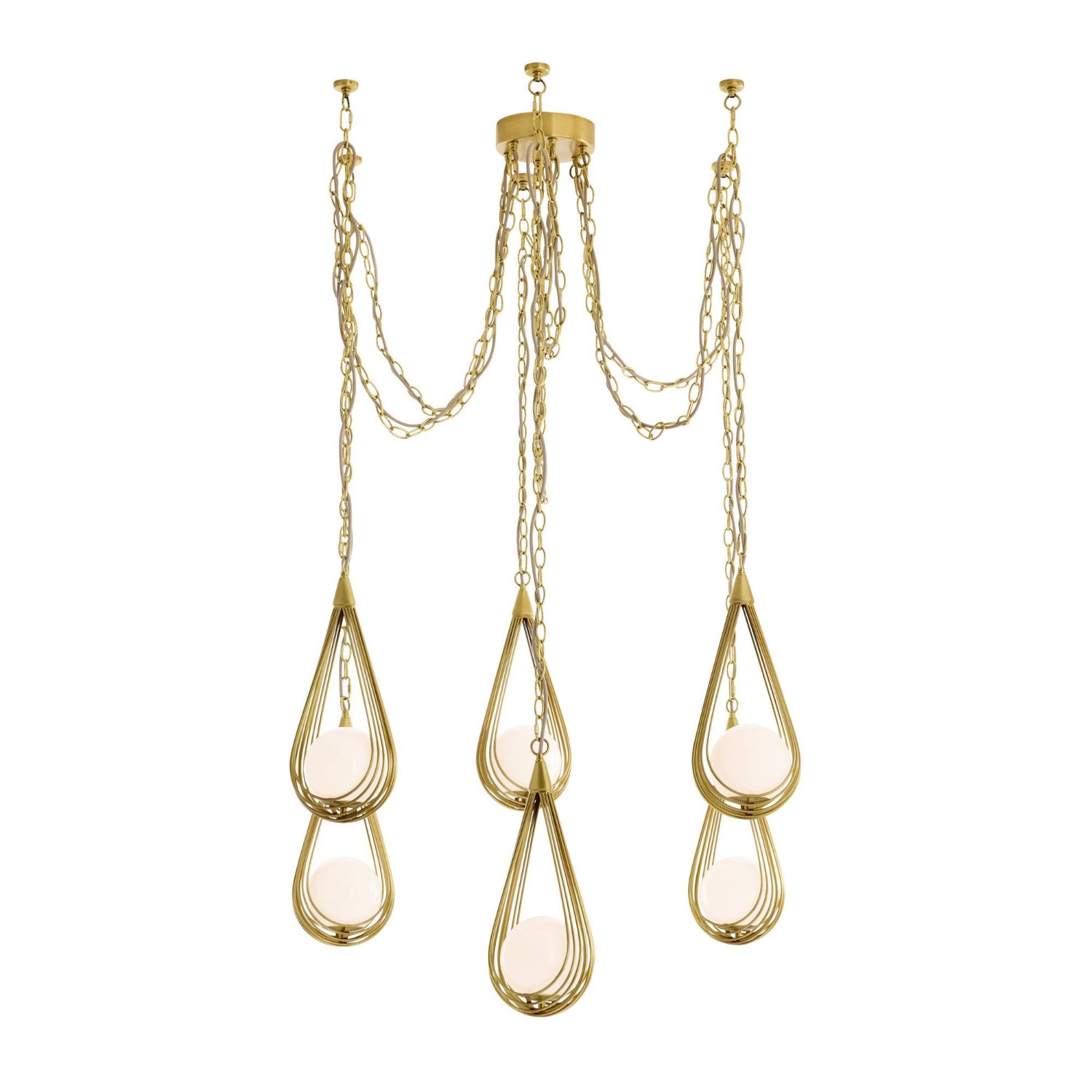 Arteriors Ova Multi-Drop Chandelier