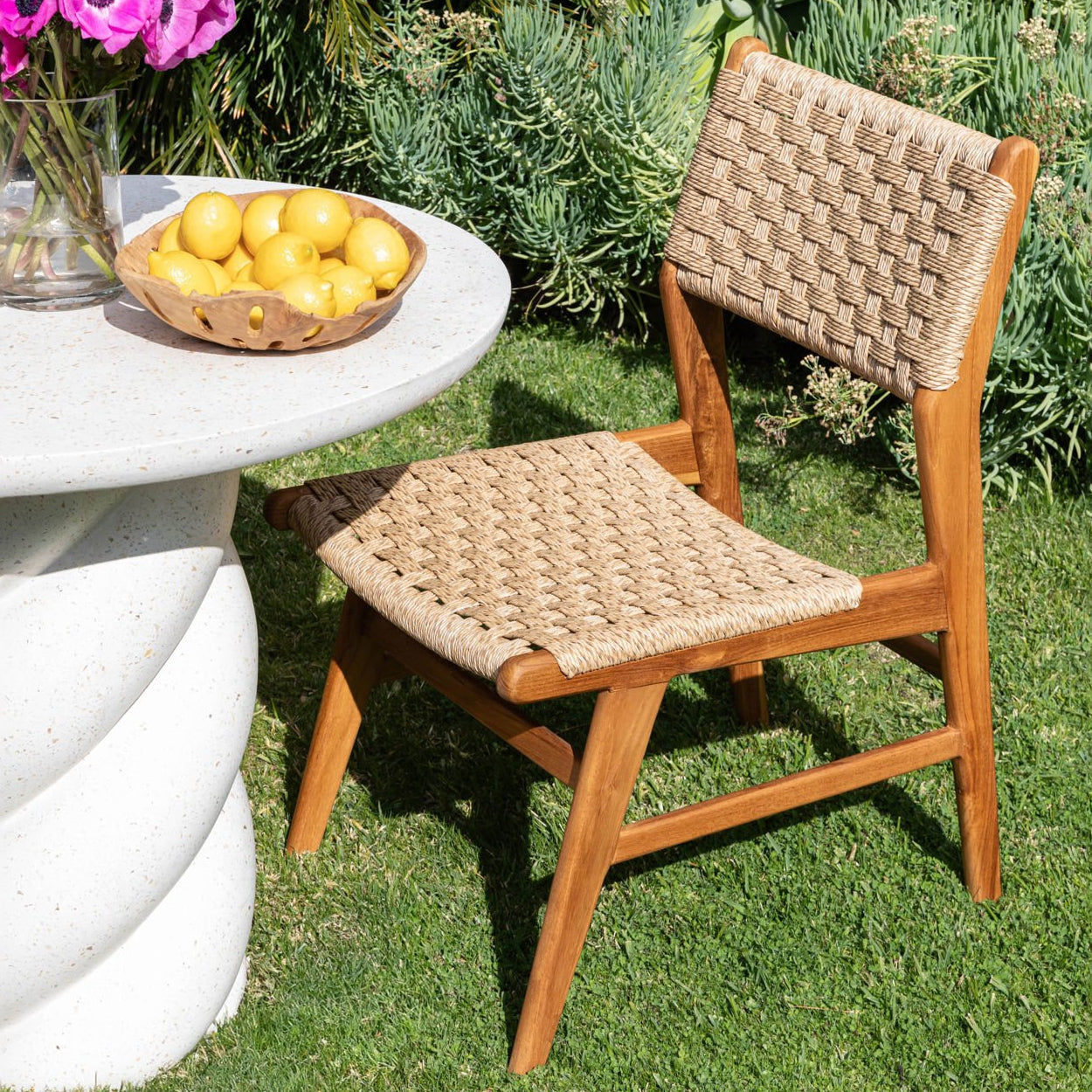 Mable Outdoor Dining Chair Set of 2
