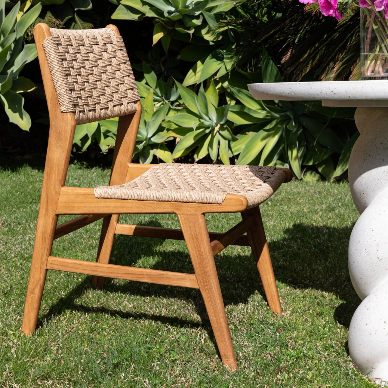 Mable Outdoor Dining Chair Set of 2