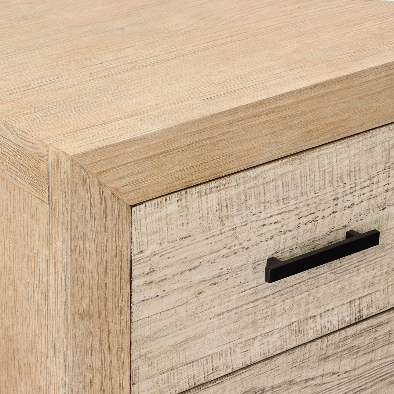 Roux Double Drawer Nightstand