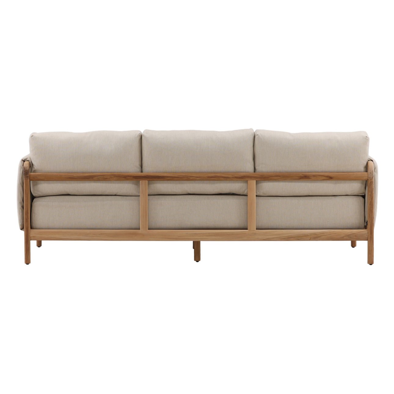 Milburne Beige Outdoor Sofa