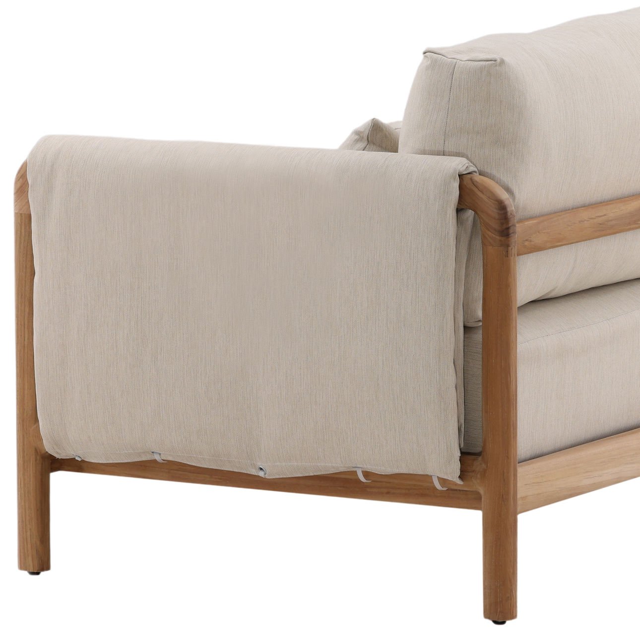 Milburne Beige Outdoor Sofa