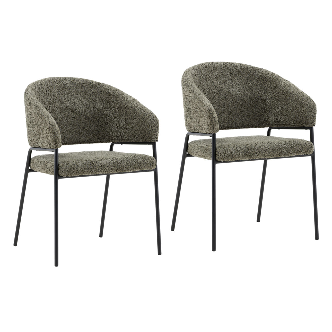 Cathey Olive Dining Chair Set of 2