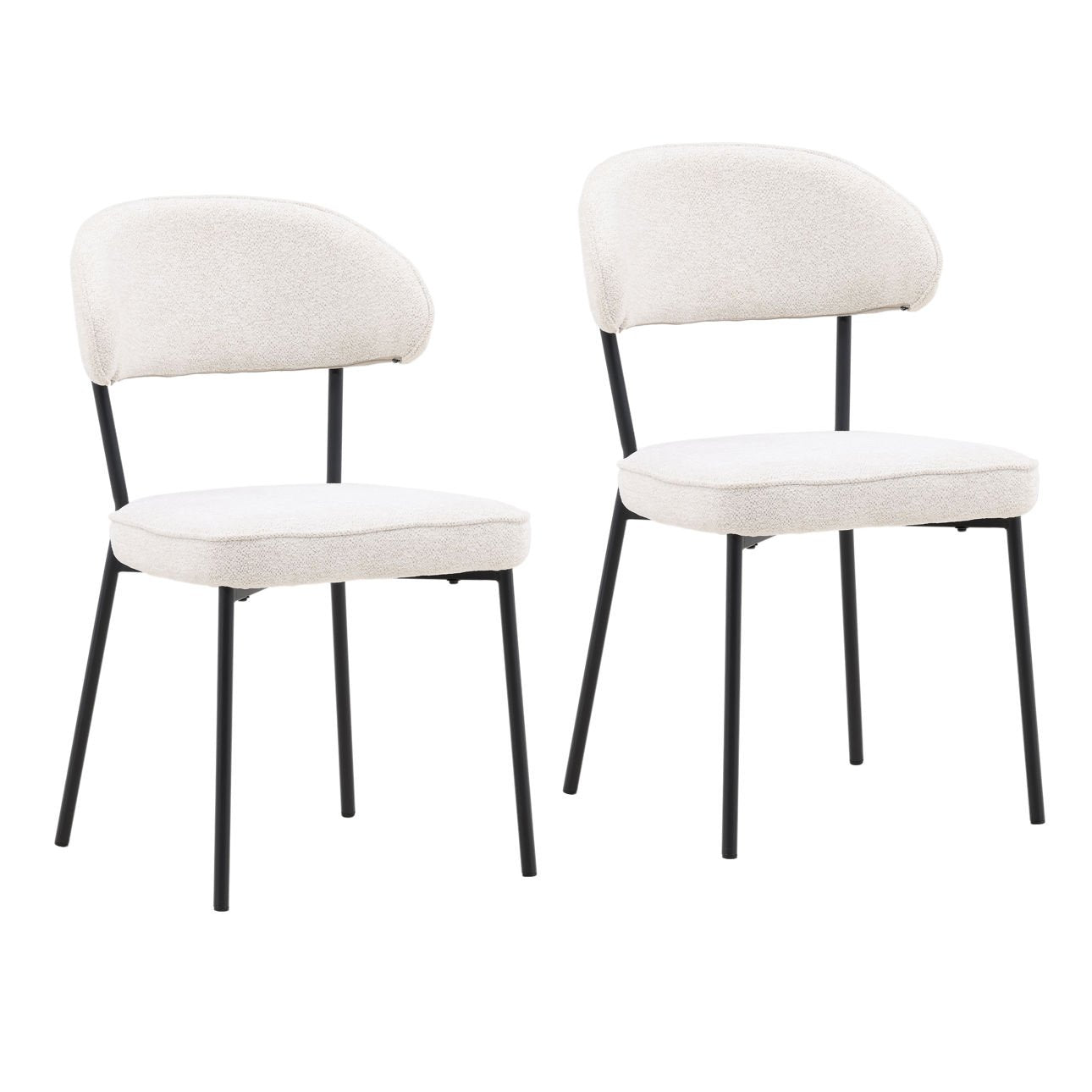 Mira Cream Dining Chair Set of 2