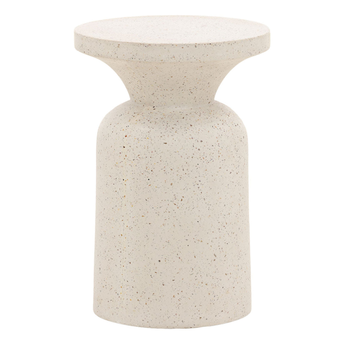 Cove Ivory Outdoor End Table Set of 2