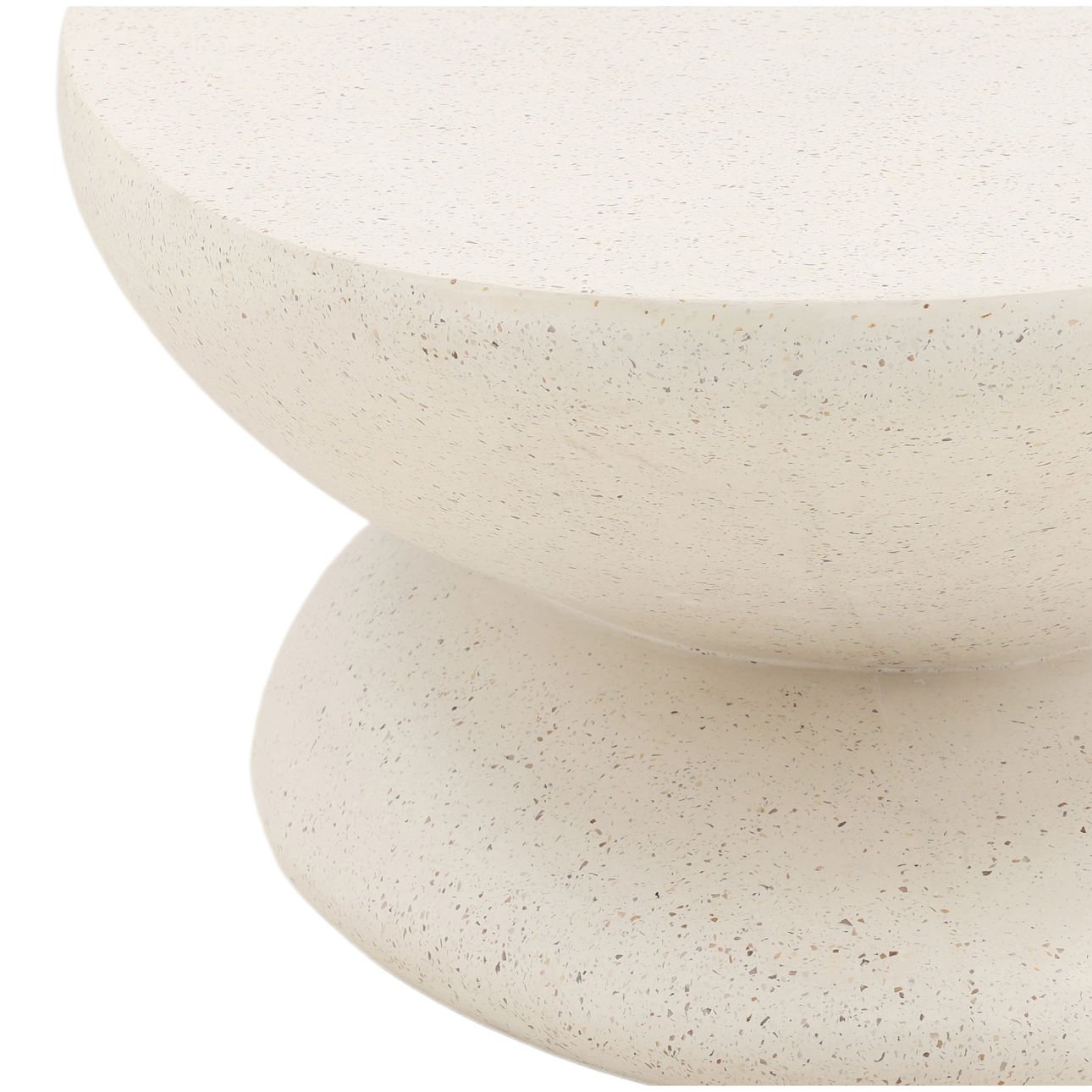 Jaela outdoor coffee table styled with lounge seating