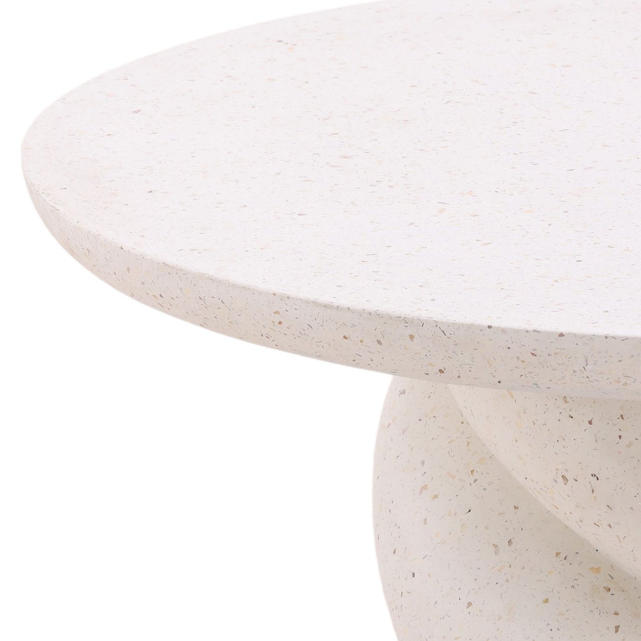 Close-up of Nidia concrete terrazzo speckle texture