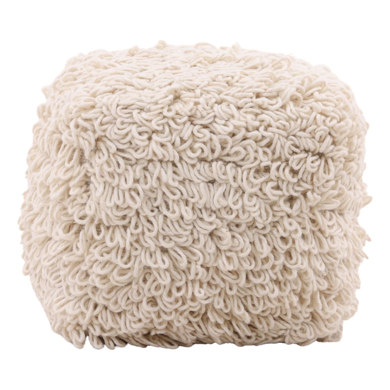 Menta Ivory Pouf