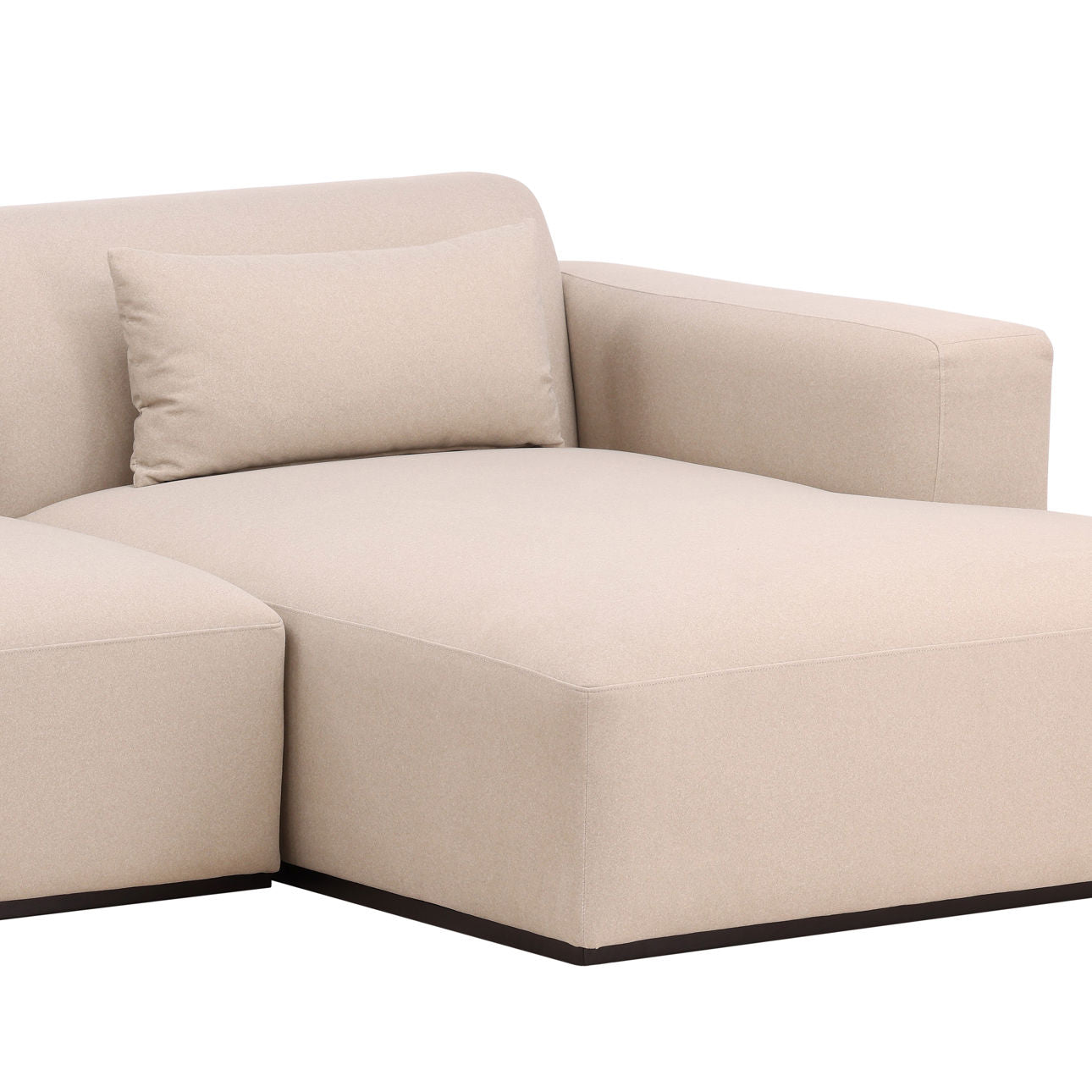 Brooklyn Cream Chaise Sectional Sofa