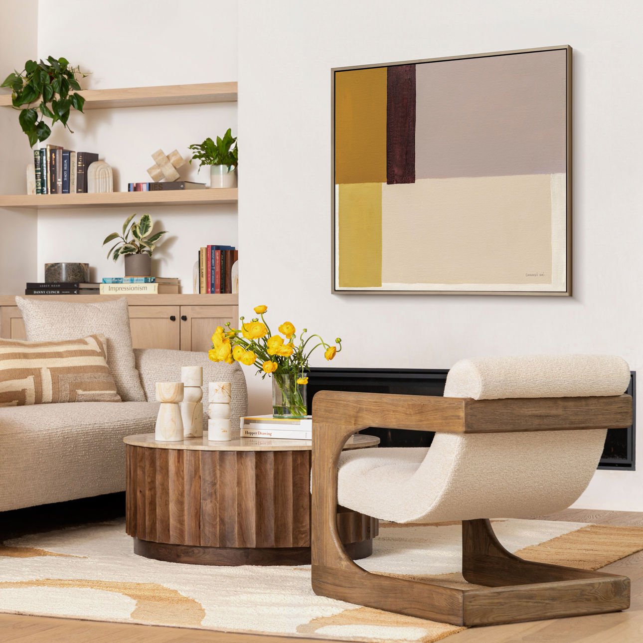 Bridges Cream Occasional Chair