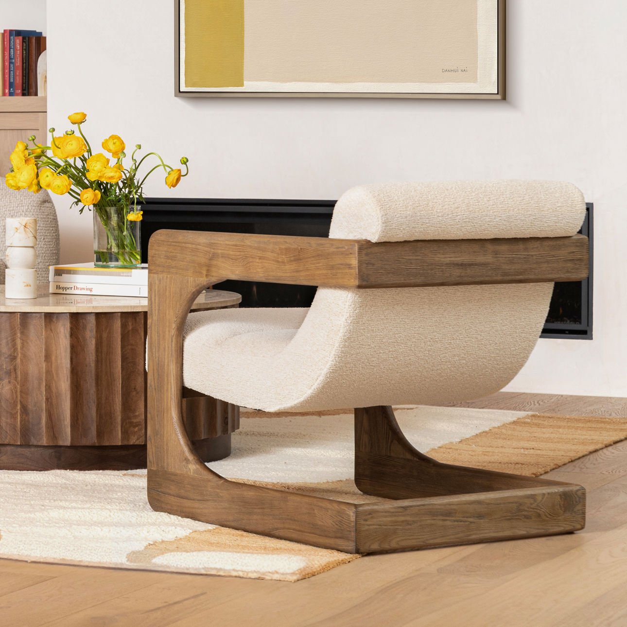 Bridges Cream Occasional Chair