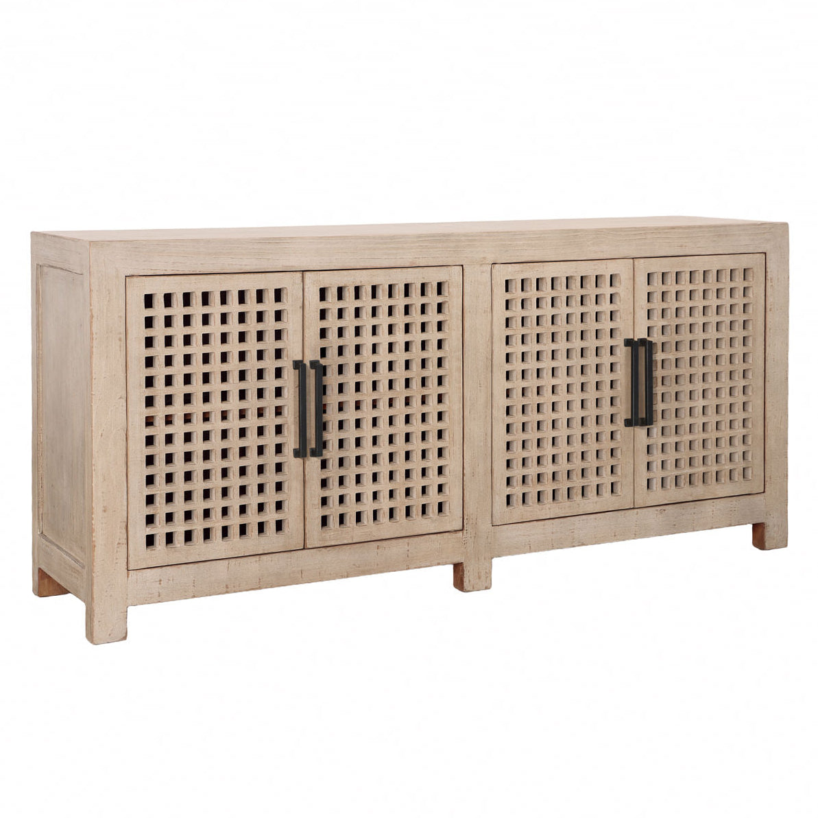 Devina Light Warm Wash 4-Door Sideboard