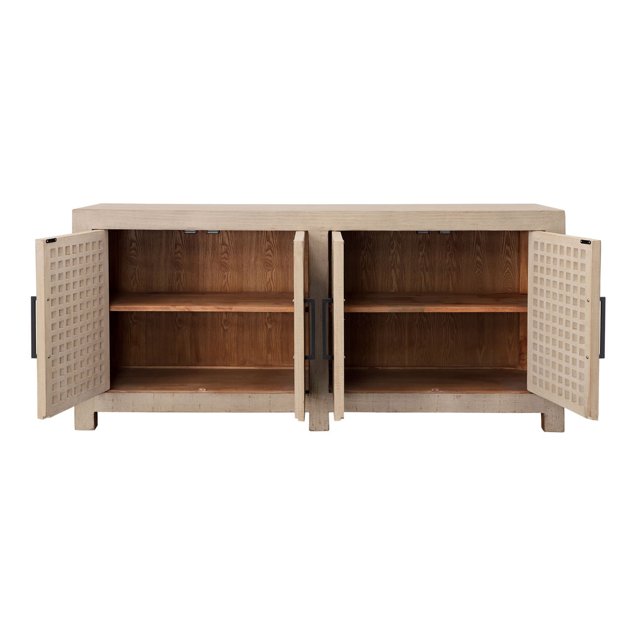 Devina Light Warm Wash 4-Door Sideboard
